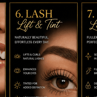 Lash lift and tint at The Glow Studio in Sioux Falls, SD